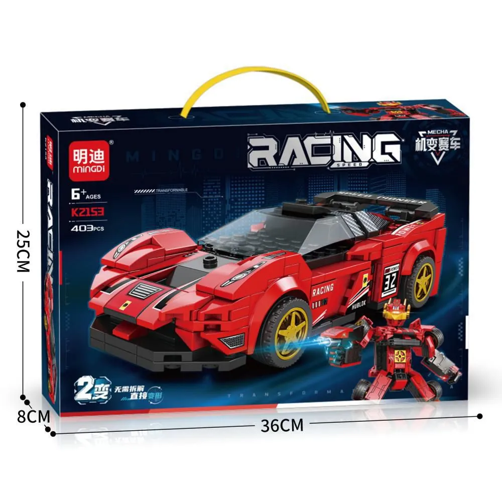 Klocki Mould King Racing Auto 403PCS 25x36cm