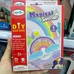 Zestaw Kreatywny Magical Sand Art Glitter DIY Tęcza Color Day