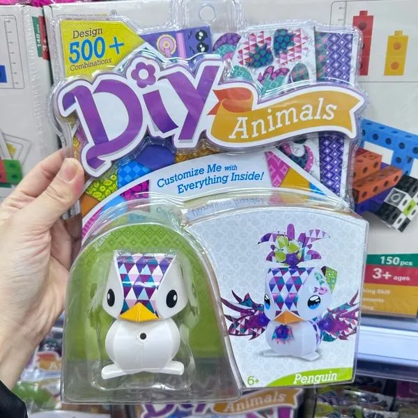 Zabawka DIY Animals PK12112 Kreatywny Pingwin 500+ Kombinacji