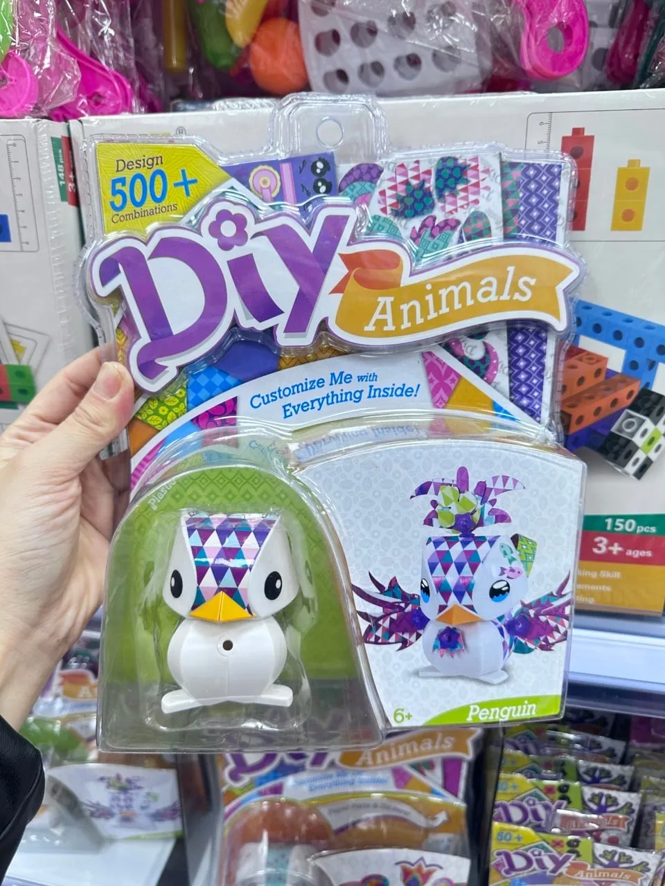 Zabawka DIY Animals PK12112 Kreatywny Pingwin 500+ Kombinacji