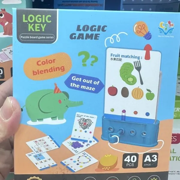 Zabawka Logic Game 40PCS - Gra logiczna Fruit Matching Logic Key
