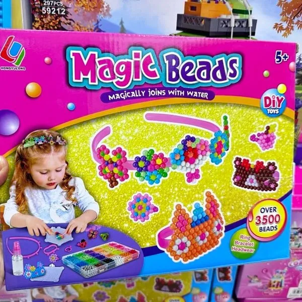 Magic Beads DIY Toys, ponad 3500 koralików, zestaw wodny