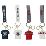 Brelok gumowy koszulka NFL Raiders / 49ers mix wzorów