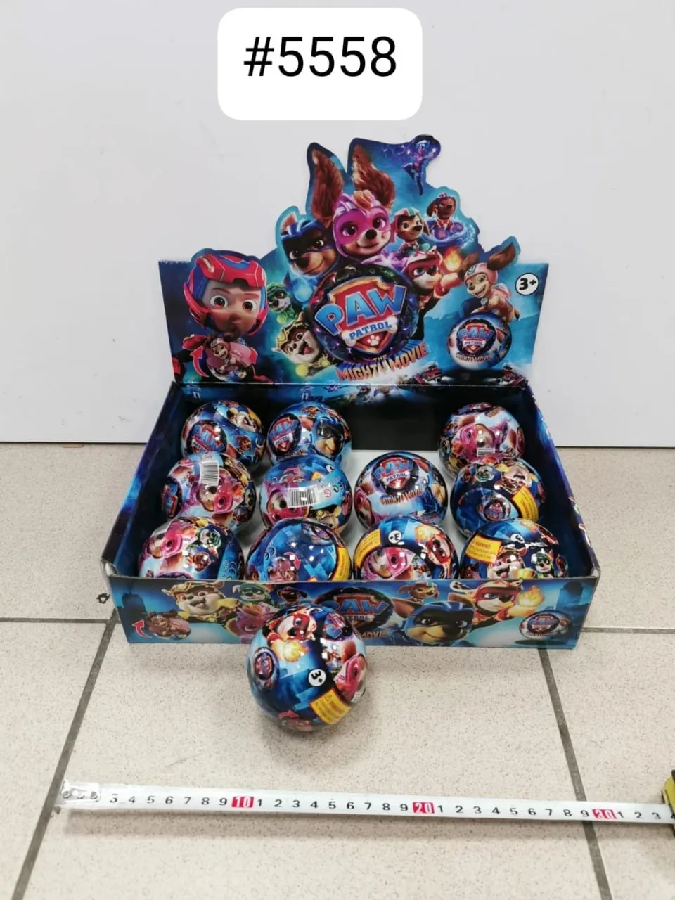 Kula Niespodzianka Psi Patrol Mighty Movie Ø6.5cm, Figurka