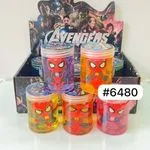 Slime Avengers w słoiczku z figurką Spider-Mana, mix, 24 szt.