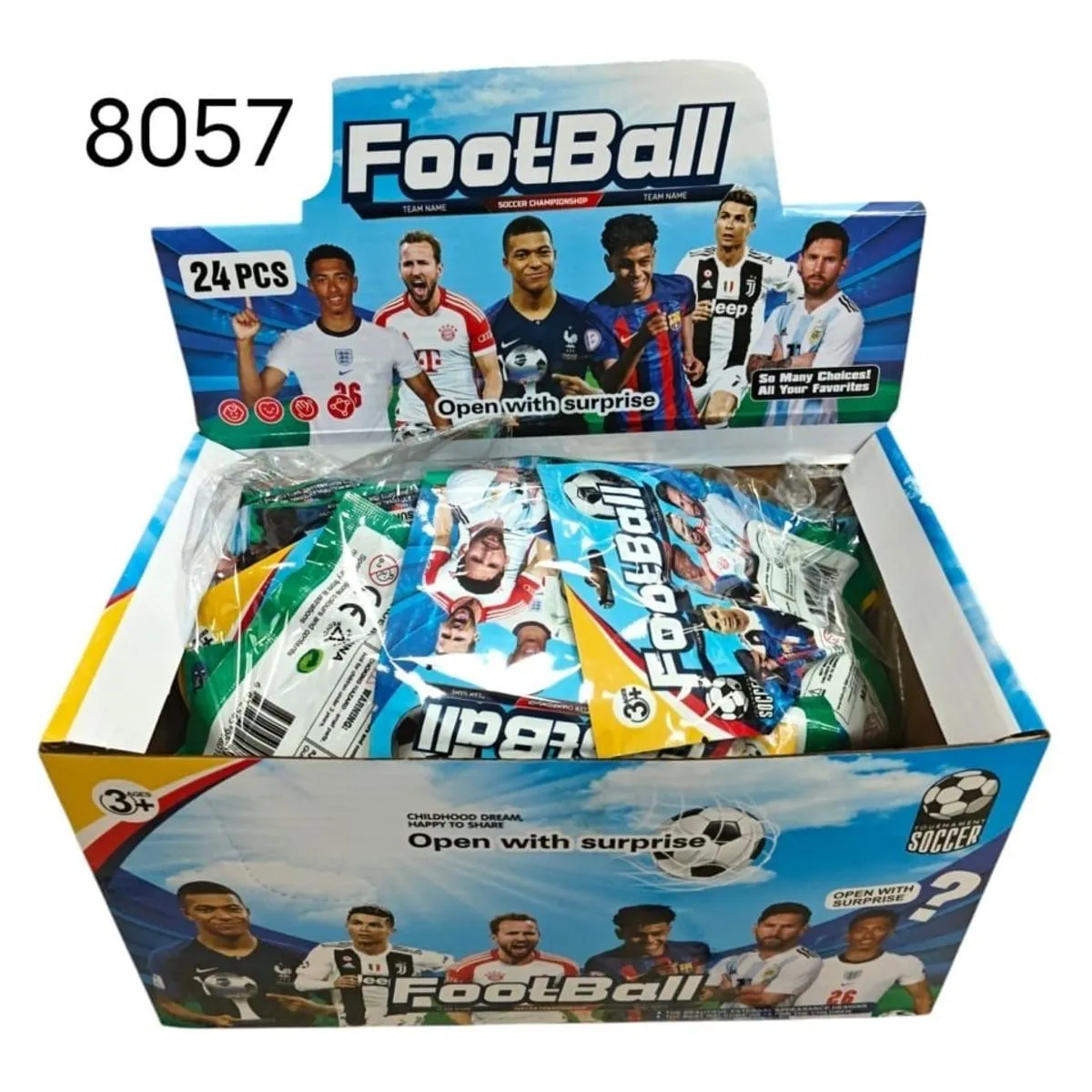 Zabawka Saszetki Football Niespodzianki Piłkarskie 24 szt. Display