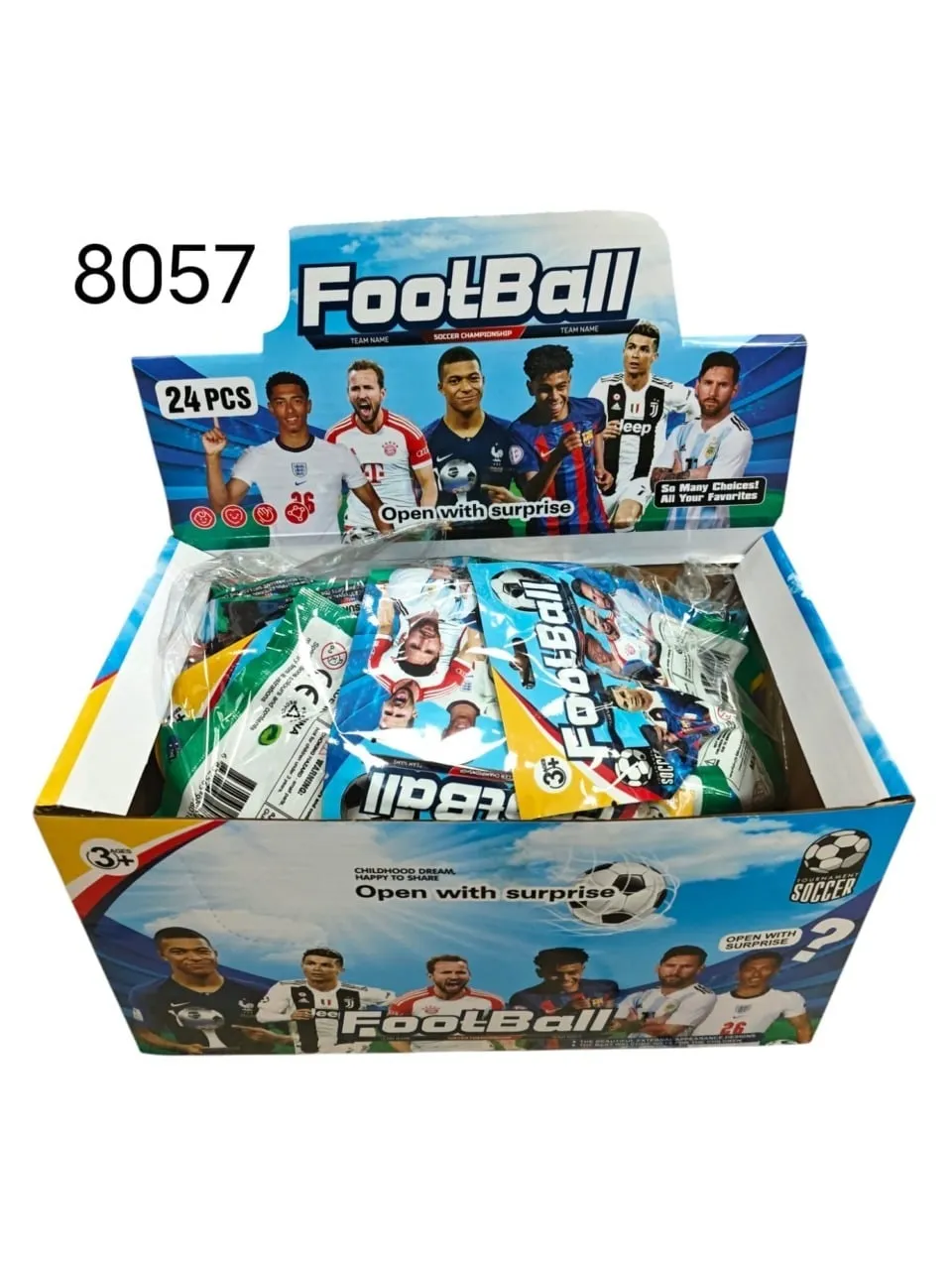 Zabawka Saszetki Football Niespodzianki Piłkarskie 24 szt. Display