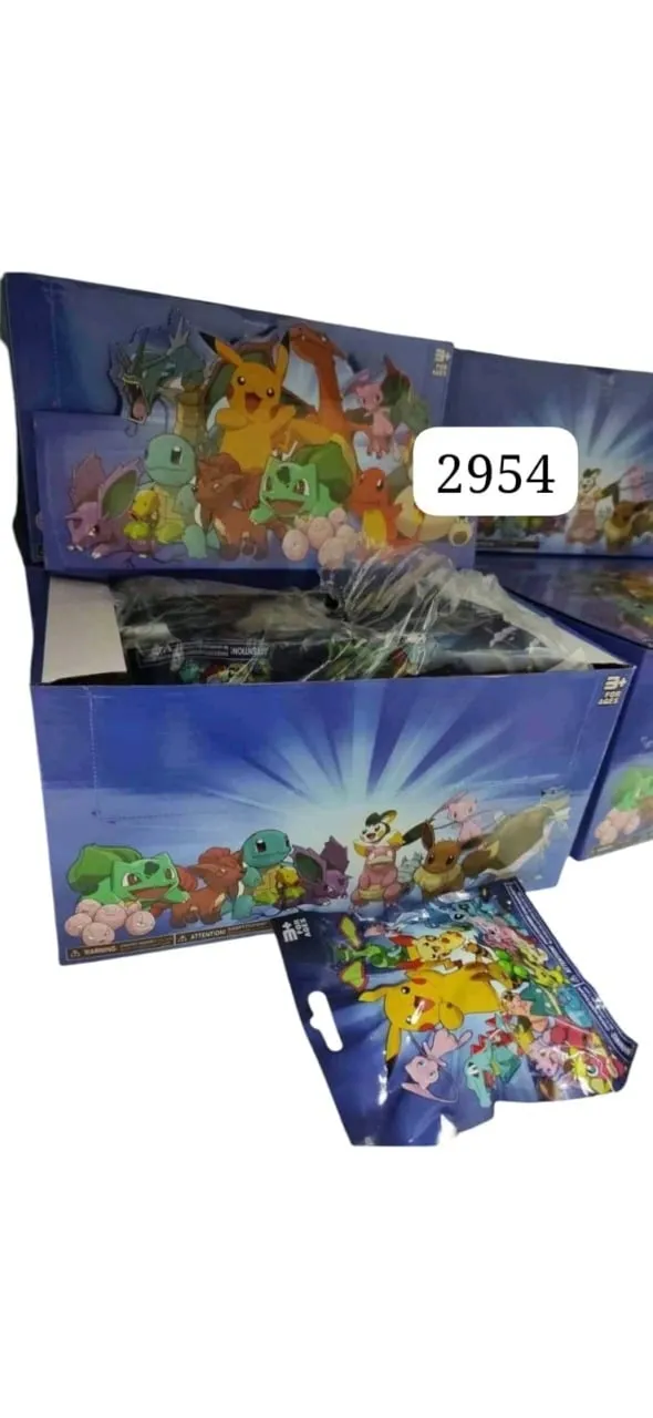 Saszetki Pokemon Figurki Kolekcjonerskie PK12177 display 36 szt.