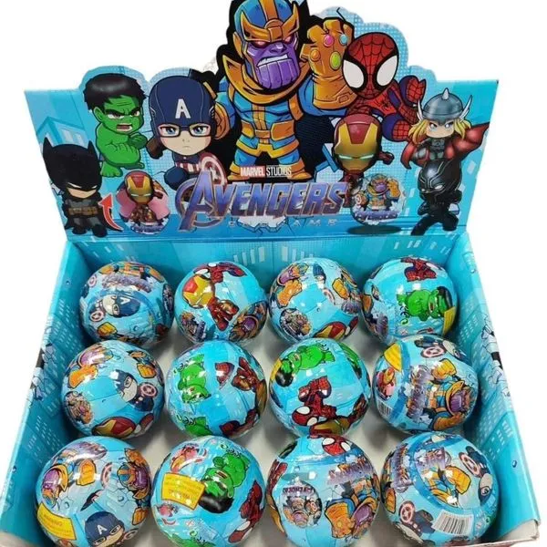 Kule Niespodzianki z Figurkami Avengers Marvel PK12235 Display 24szt