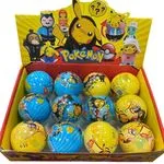 Kule z figurkami Pokemon, mix wzorów, niespodzianka, display 24 szt.
