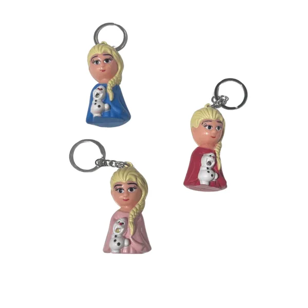 Brelok do Kluczy Figurka Elsa z Olafem Mix Kolorów 24szt