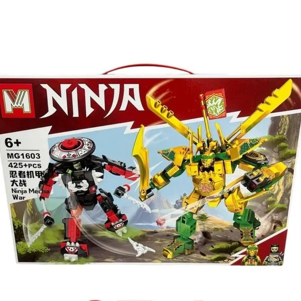 Klocki Ninja Mecha War 425+ el. MG1603 - Dwa Roboty Bojowe