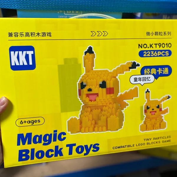 Klocki Magic Block Toys Pikachu, 2236 mikro elementów, model KT9010