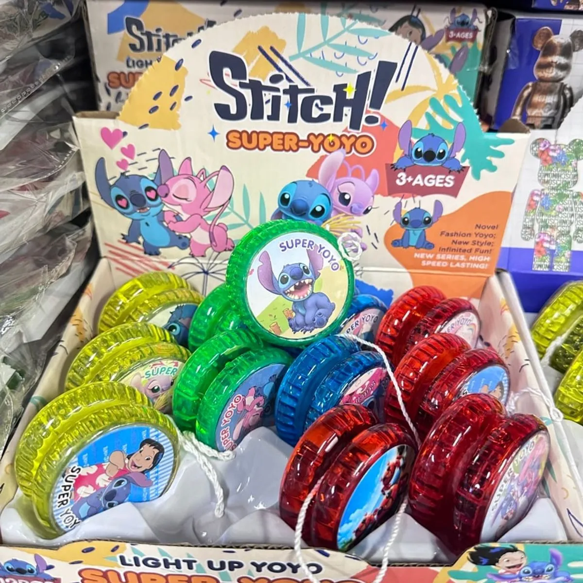 Yoyo Stitch Super Light Up, transparentne, mix kolorów, świecące, 3+