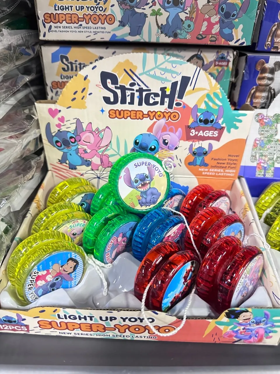 Yoyo Stitch Super Light Up, transparentne, mix kolorów, świecące, 3+