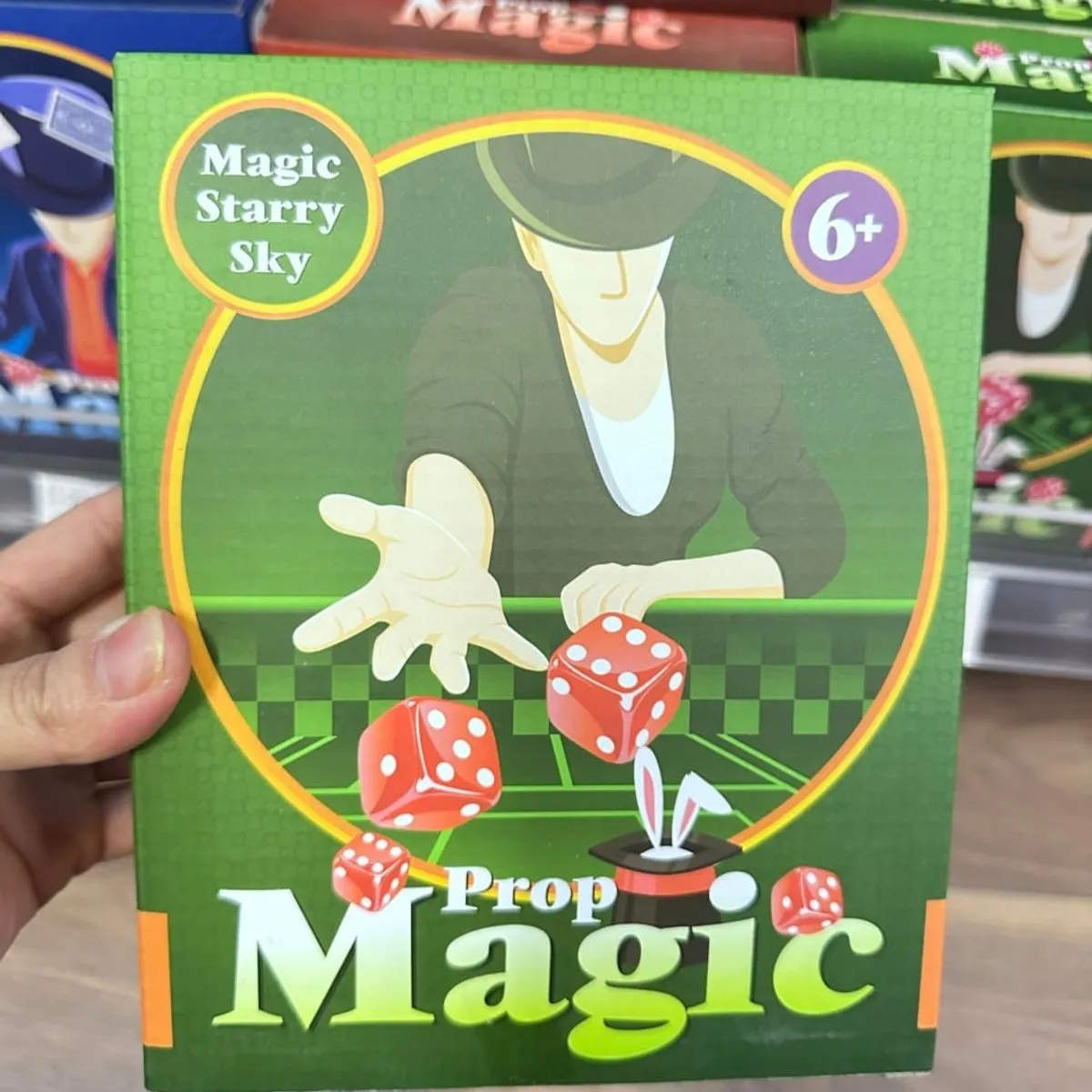 Zabawka Magic Starry Sky - zestaw rekwizytów magicznych z kostkami 6+