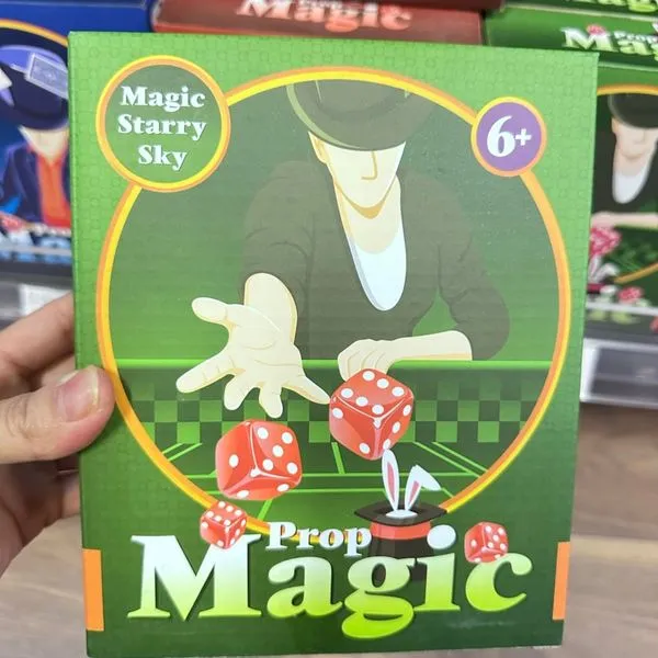Zabawka Magic Starry Sky - zestaw rekwizytów magicznych z kostkami 6+