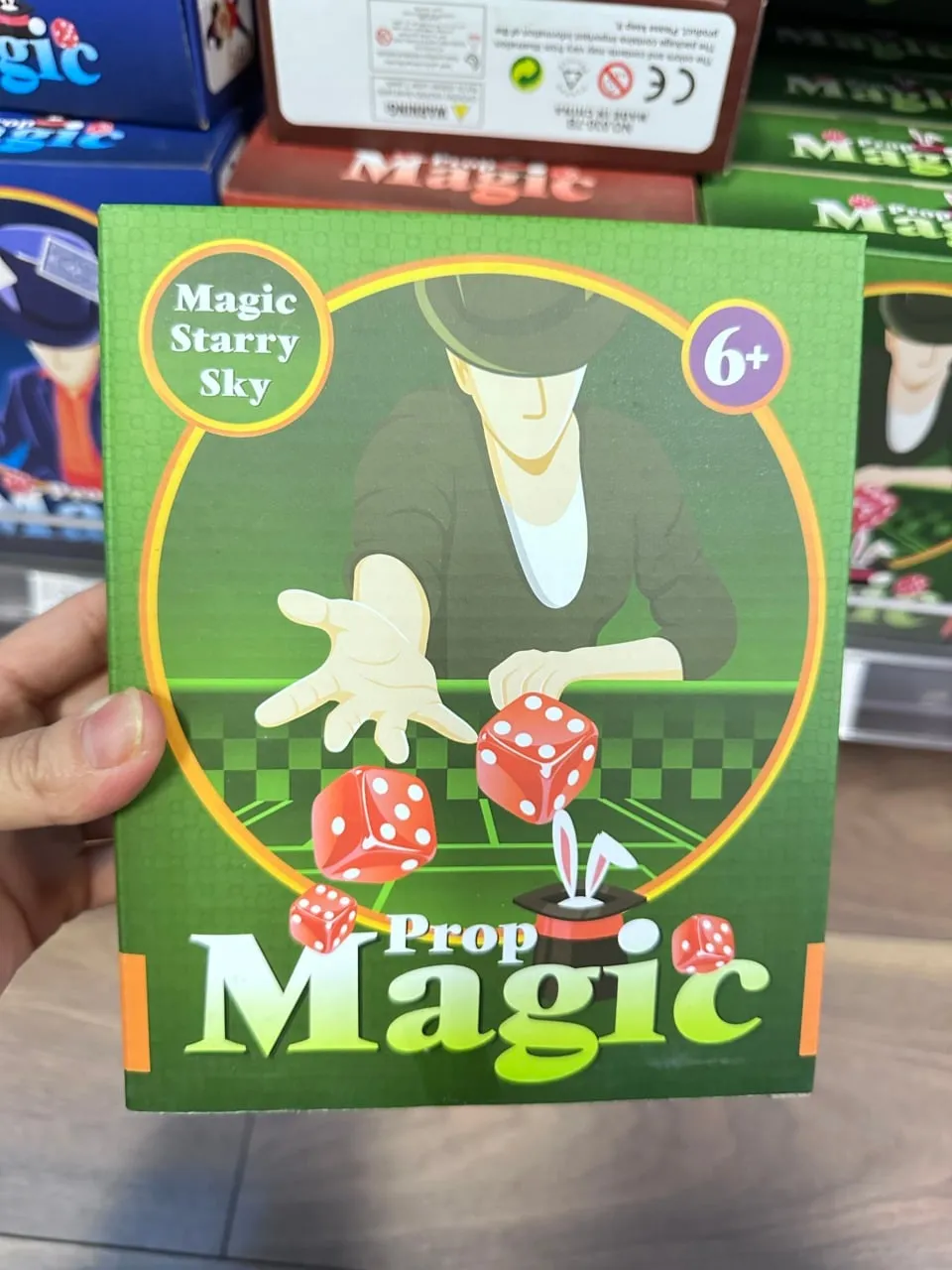 Zabawka Magic Starry Sky - zestaw rekwizytów magicznych z kostkami 6+