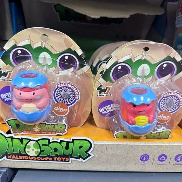 Kalejdoskop Dinozaur w jajku PK12502 - Zabawka Optyczna 12 szt.