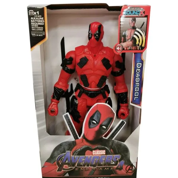 Figurka Deadpool Titan Hero Tech Sound FX z dźwiękiem 6x1
