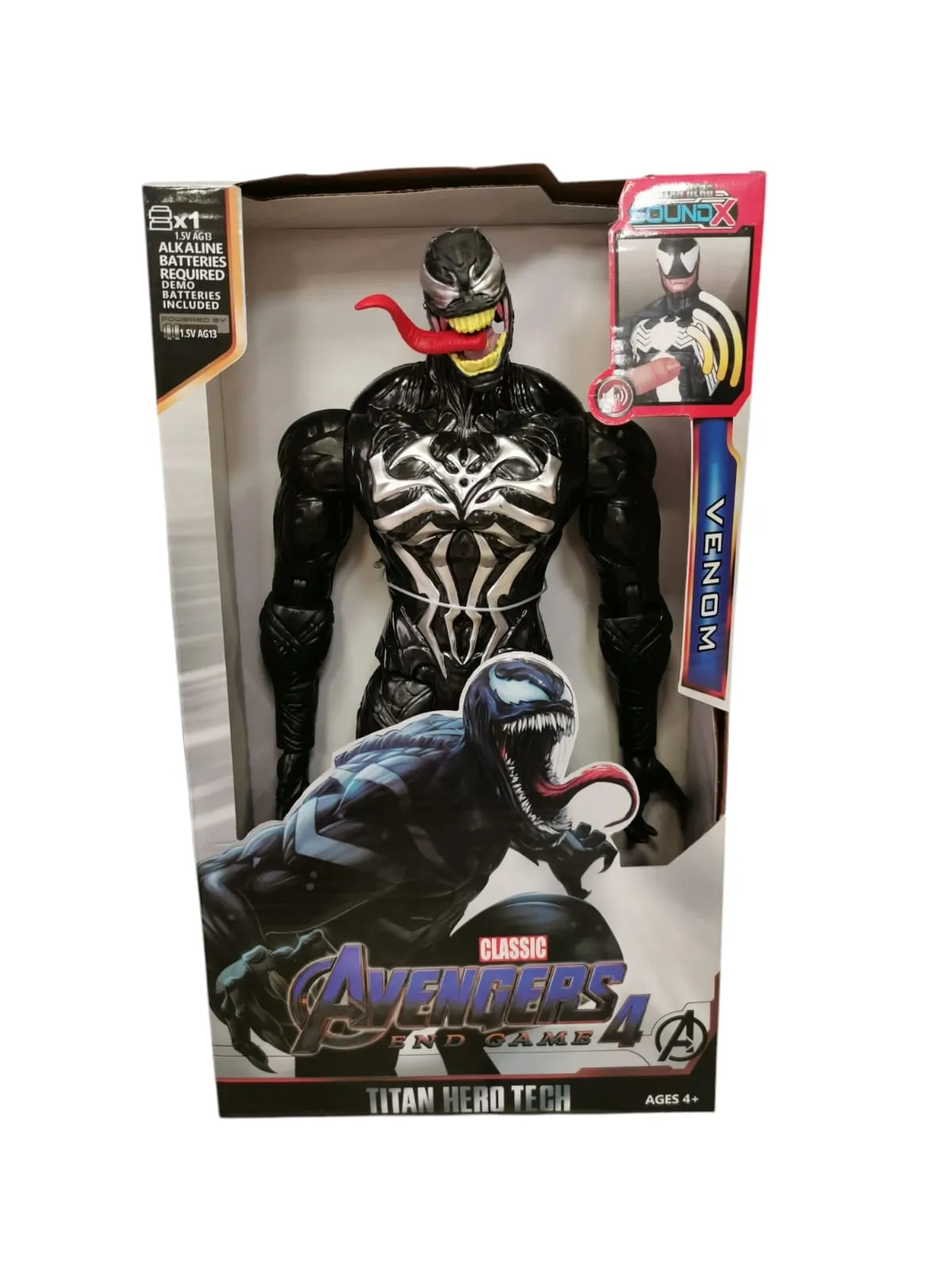 Figurka akcji Venom Avengers Titan Hero Tech z dźwiękiem SoundX