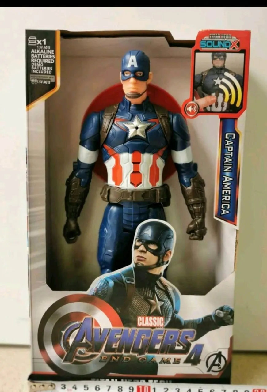 Figurka Kapitan Ameryka Avengers End Game z dźwiękiem 30cm