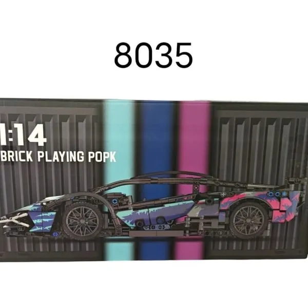 Klocki Brick Playing Popk 1:14 model sportowy 8035