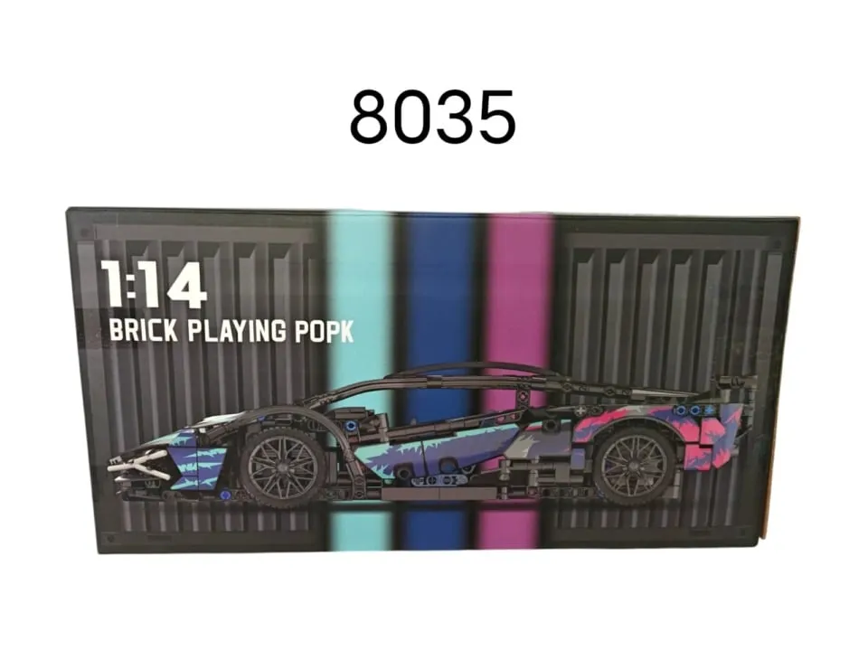 Klocki Brick Playing Popk 1:14 model sportowy 8035