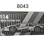 Klocki konstrukcyjne samochód sportowy 1:14 Brick Playing Popk 8043