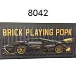 Klocki konstrukcyjne Brick Playing Popk 8042 V12 Samochód sportowy