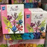 Klocki Flower Zuanma - bukiet 8 kwiatów, zestaw 6+
