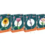 Klocki konstrukcyjne Kwiaty Flowers - zestaw kreatywny GF 6+ 12szt