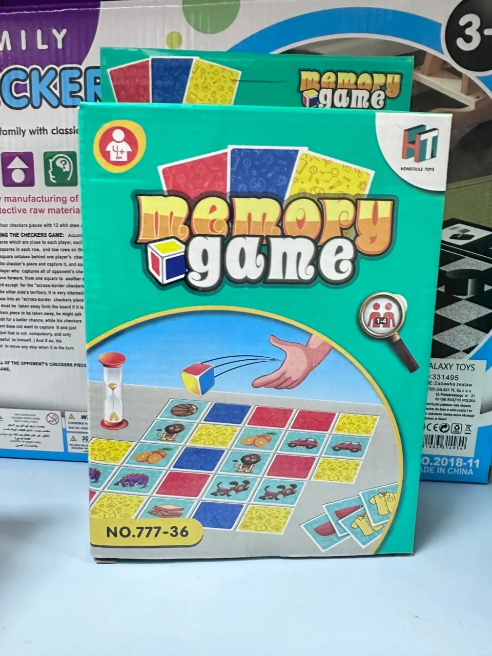 Gra Pamięciowa Memory Game PK12732 dla dzieci 4+ z klepsydrą