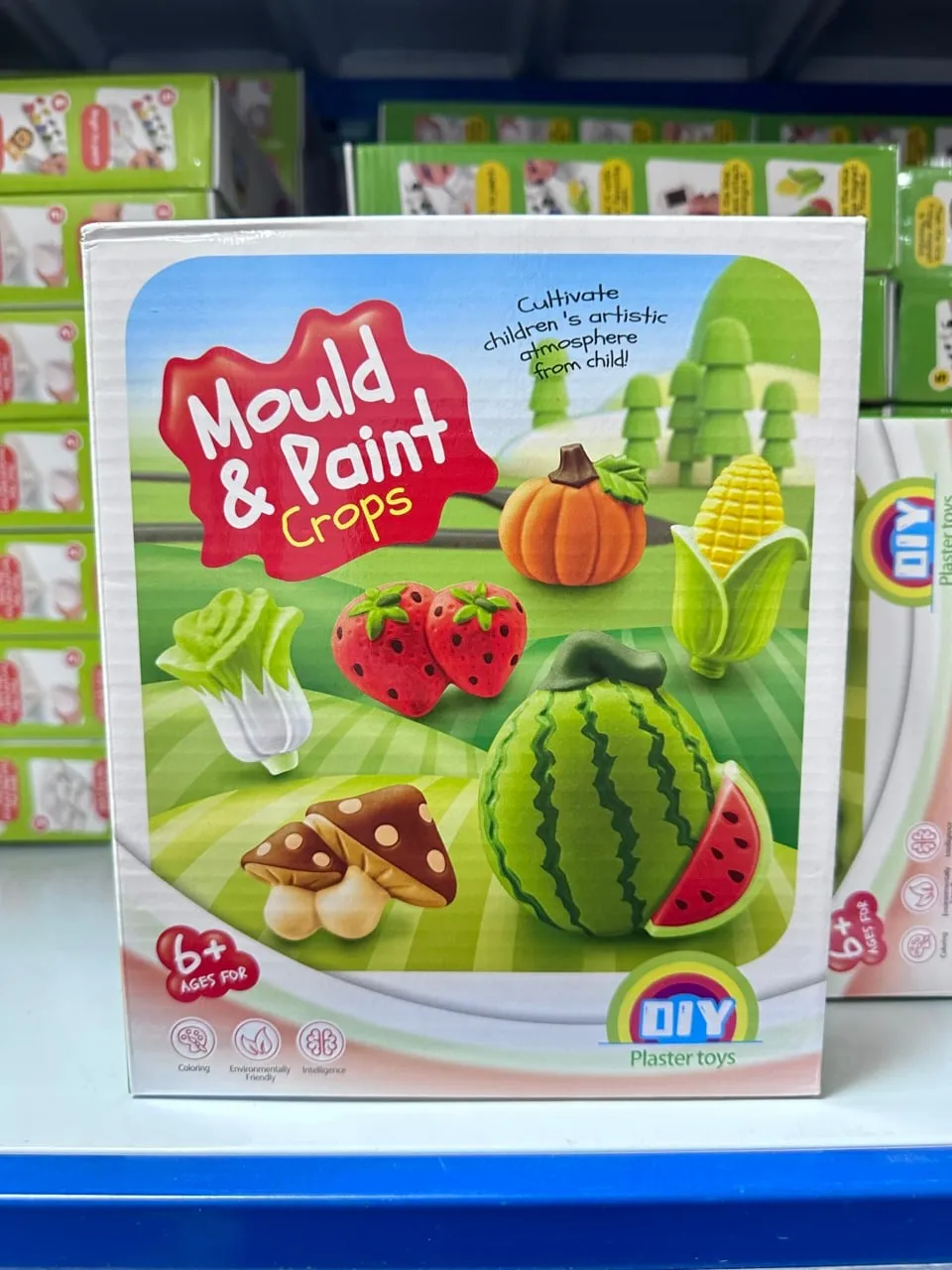 Zestaw do modelowania i malowania Mould & Paint Crops, gipsowe DIY 6+