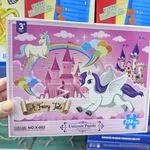 Puzzle "A Fairy Tale" Jednorożec i Zamek 154 el. 500x340mm
