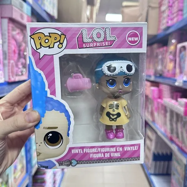 Lalka LOL Surprise Vinyl Figure PK12754 Figurka Szkielet Niebieskie Włosy