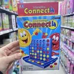 Gra logiczna Connect 4 Interesting od 3 lat, niebieska plansza