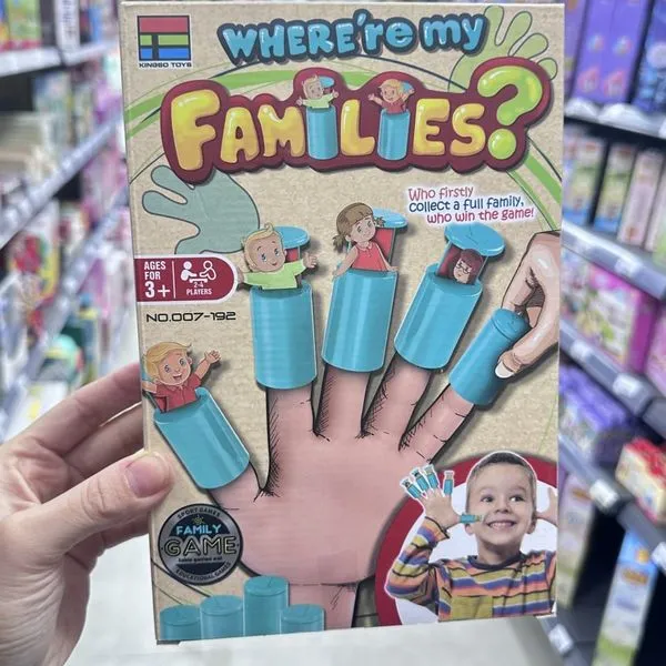 Gra edukacyjna Where're My Families? Kingso Toys, 3+