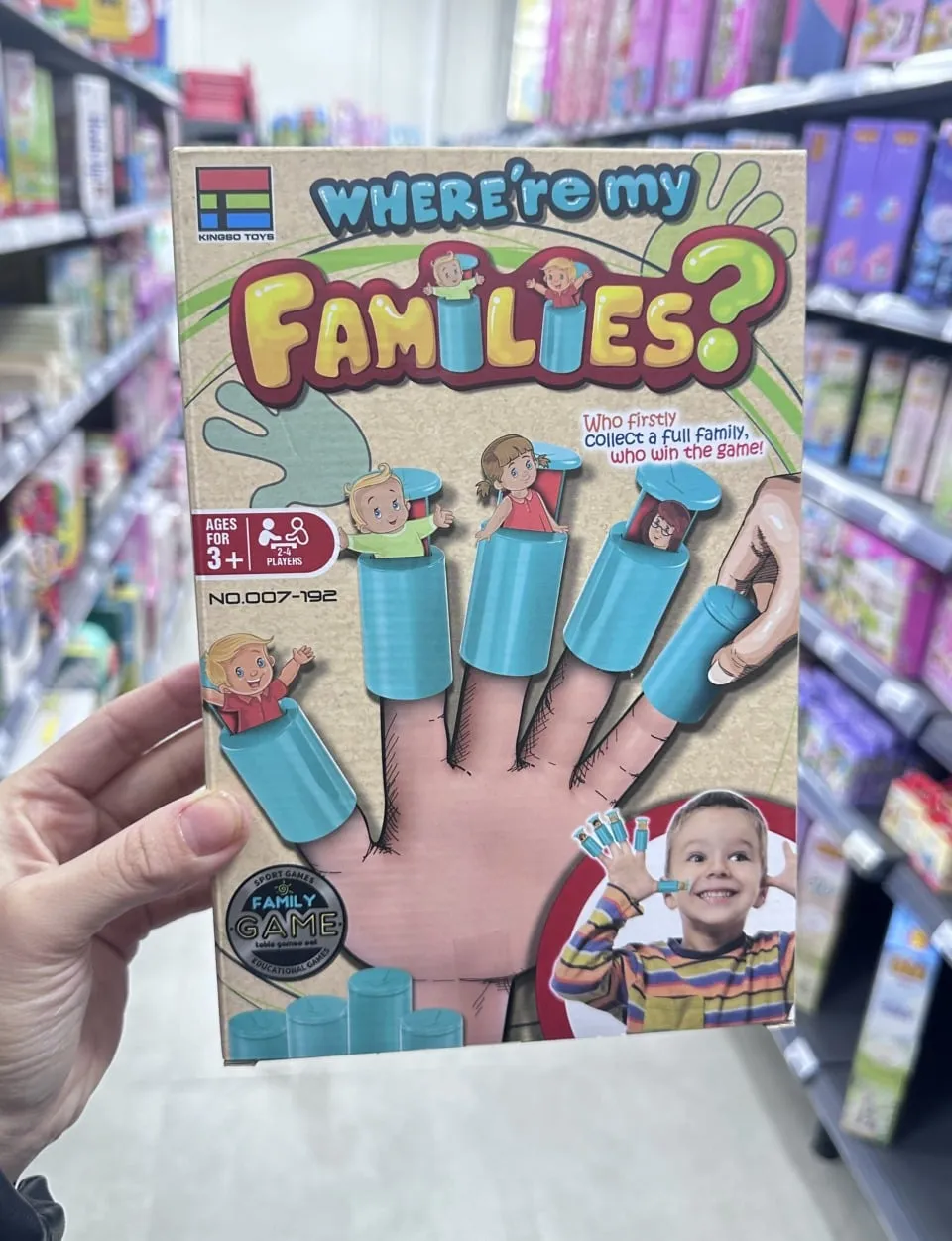 Gra edukacyjna Where're My Families? Kingso Toys, 3+