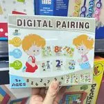 Zabawka edukacyjna Digital Pairing PK12790 - puzzle nauka liczenia