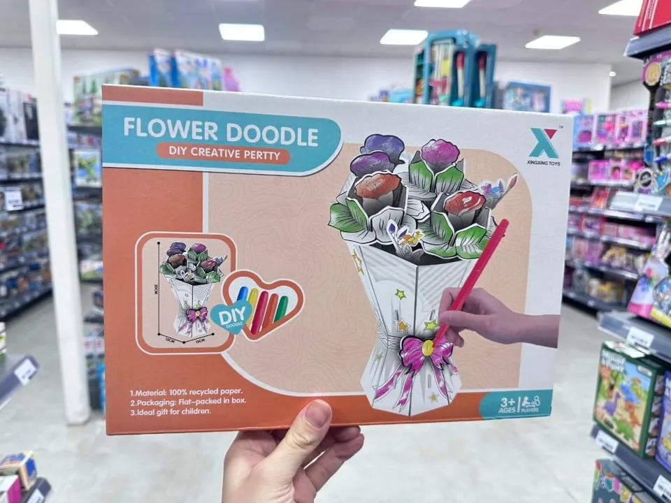 Zestaw DIY Flower Doodle Kreatywny Bukiet 20cm PK12793