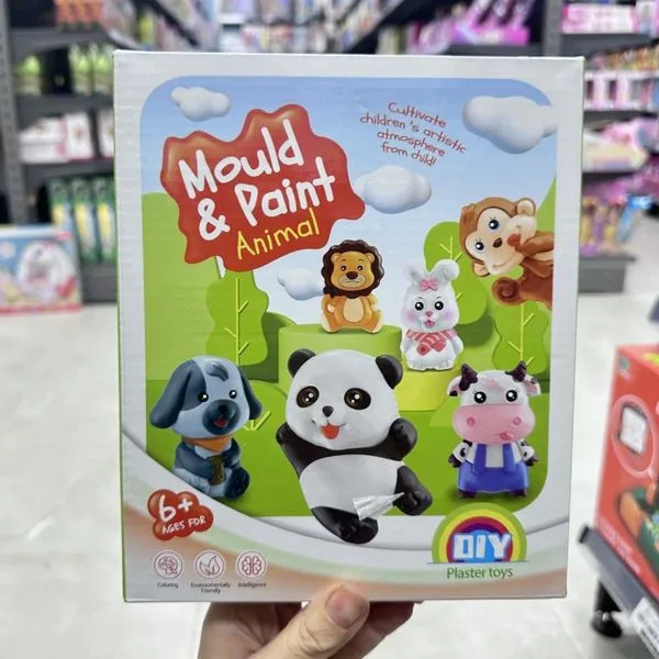 Zestaw DIY Mould & Paint Animal - gipsowe figurki do malowania