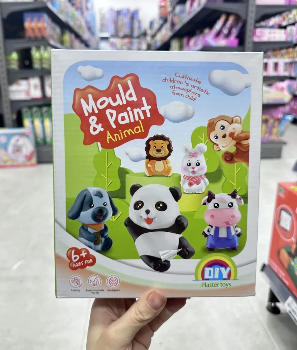 Zestaw DIY Mould & Paint Animal - gipsowe figurki do malowania