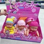 Lalka Sweet Baby zestaw 6 sztuk - kolorowe bobasy w ubrankach