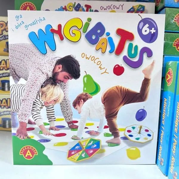 Gra zręcznościowa Wygibajtus Owocowy Alexander 6+ Mata Gimnastyczna