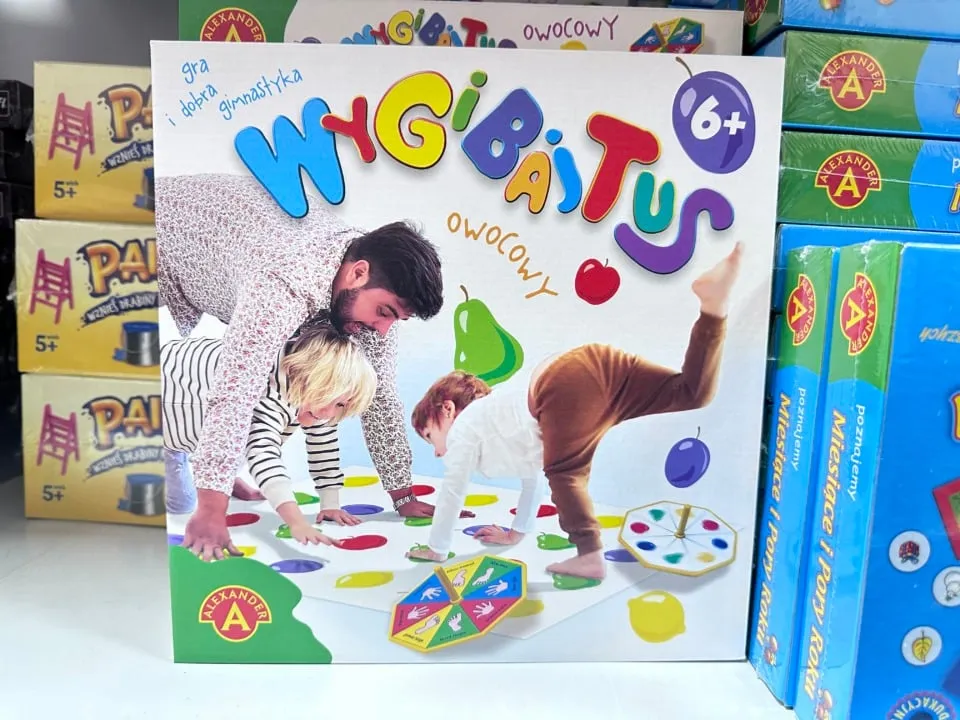 Gra zręcznościowa Wygibajtus Owocowy Alexander 6+ Mata Gimnastyczna