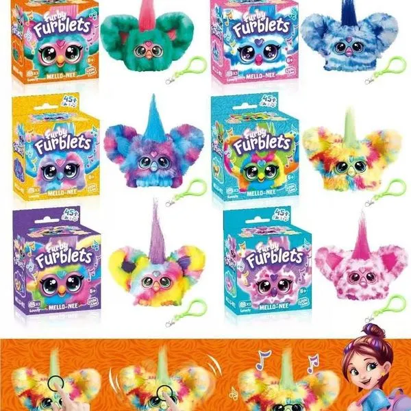 Furby Furblets pluszowa interaktywna zabawka z brelokiem mix