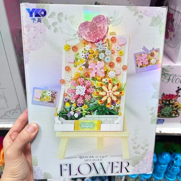 Klocki Mini Block YKO Kwiaty Flower PK12849 Bukiet na Sztaludze