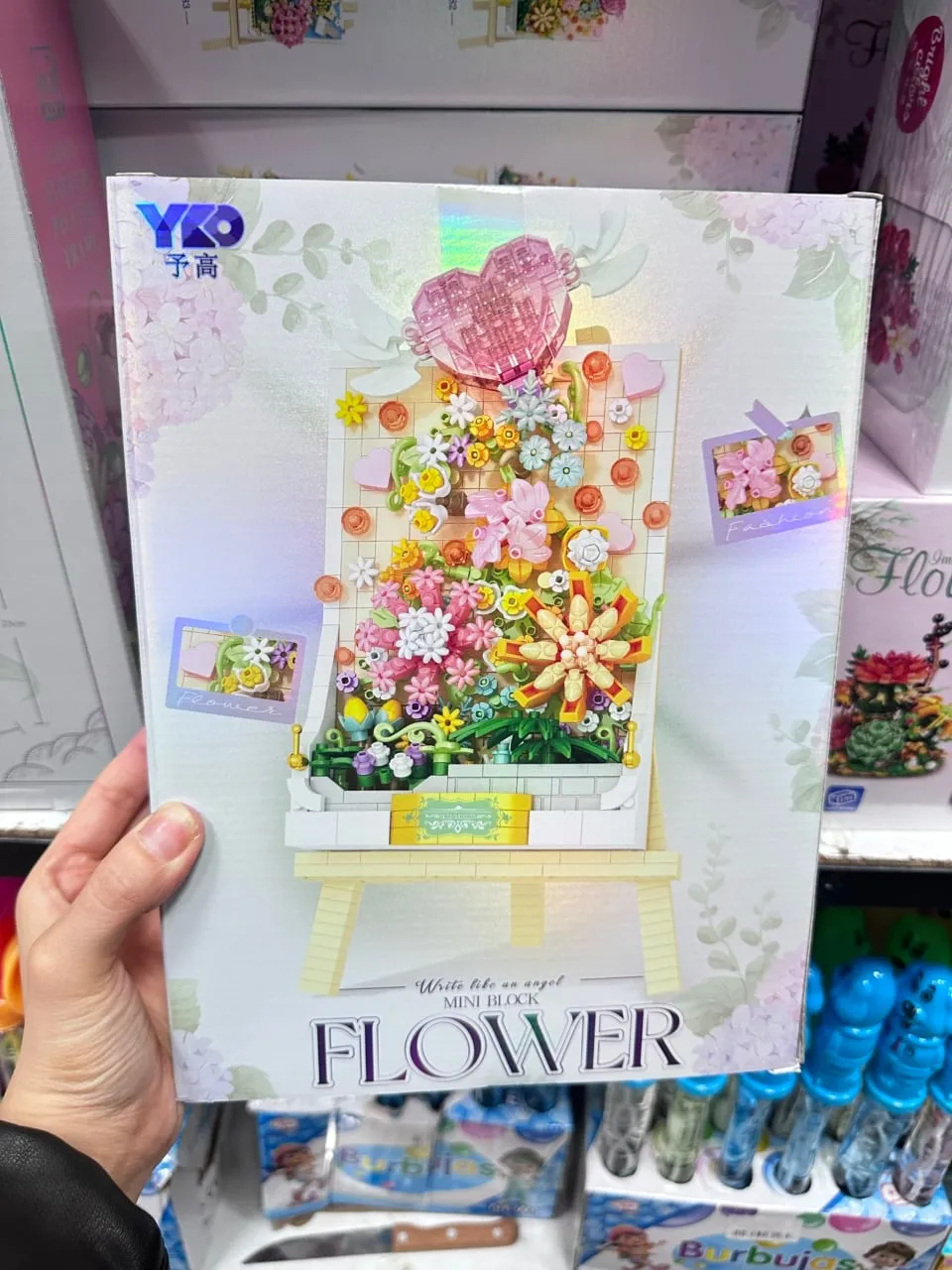 Klocki Mini Block YKO Kwiaty Flower PK12849 Bukiet na Sztaludze