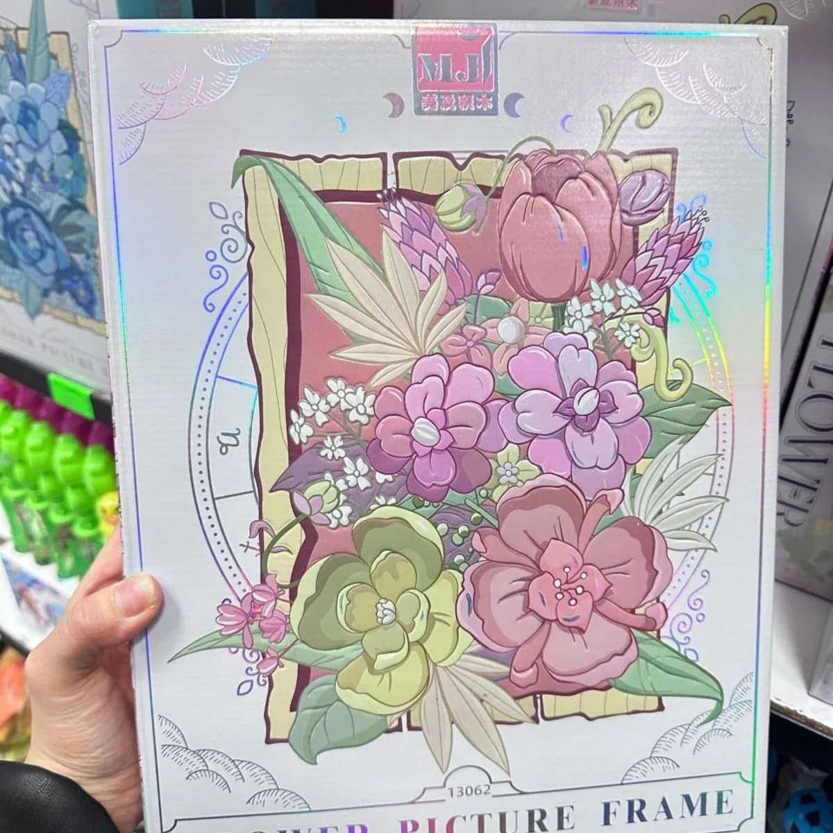 Klocki Flower Picture Frame MJ PK12850 - Kwiaty w ramce 3D